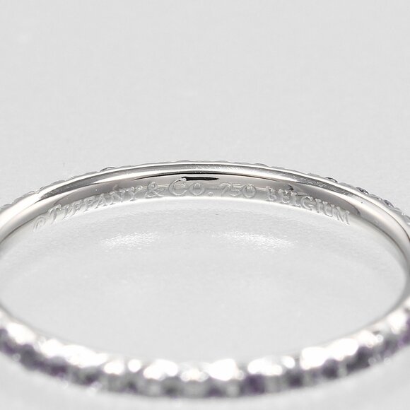 TIFFANY 18k Silver Eternity Ring - Picture 4 of 9